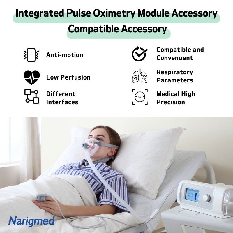 8 sensor del abrigo SPO2 del silicón NOPC-01 con el conector interno de Lemo del módulo